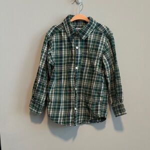 Carter's Green Plaid Button Up Shirt